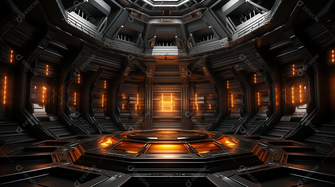 Cenário fundo futurista