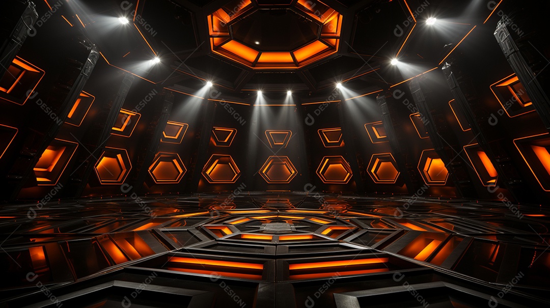 Cenário fundo futurista