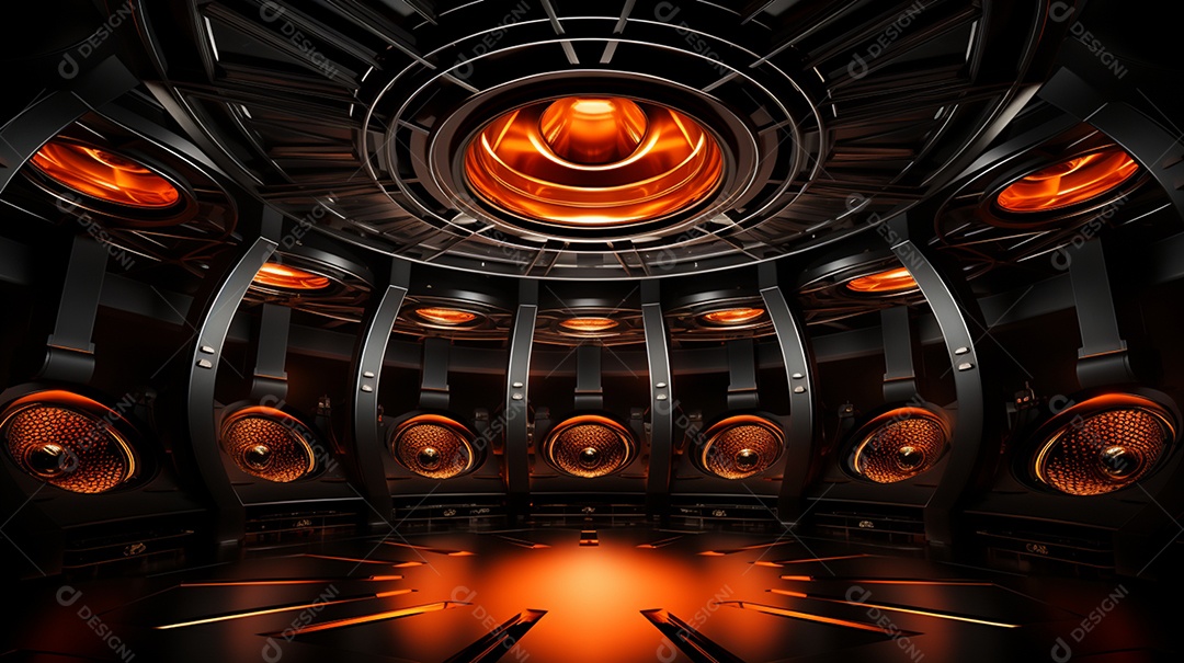 Cenário fundo futurista