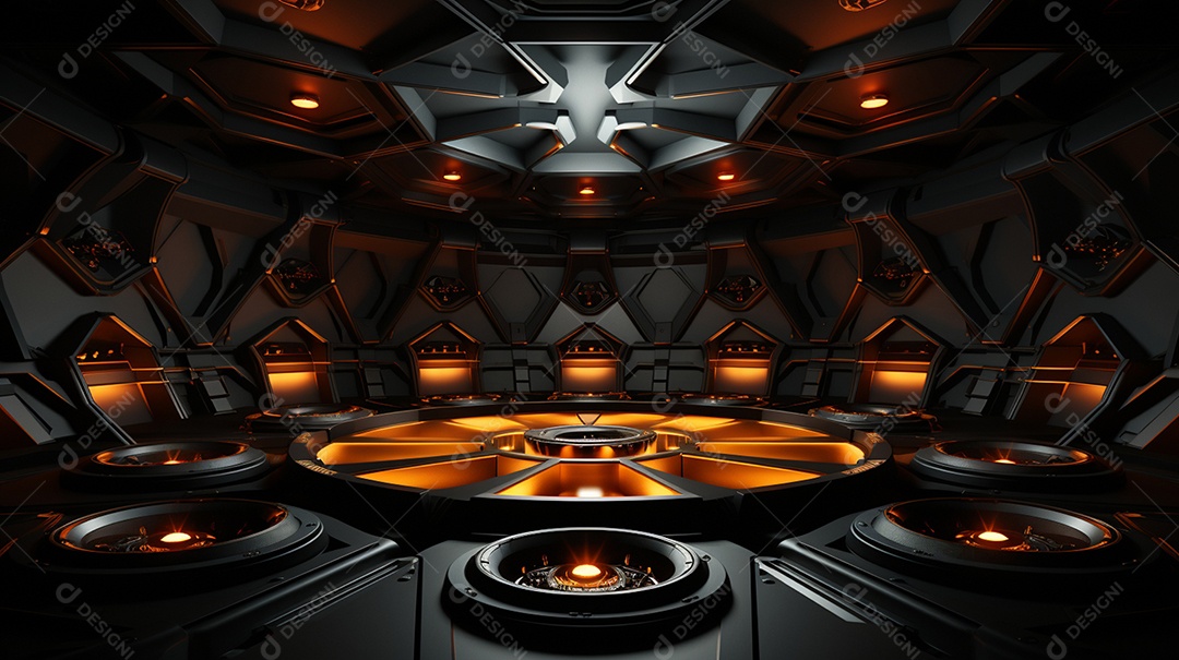 Cenário fundo futurista