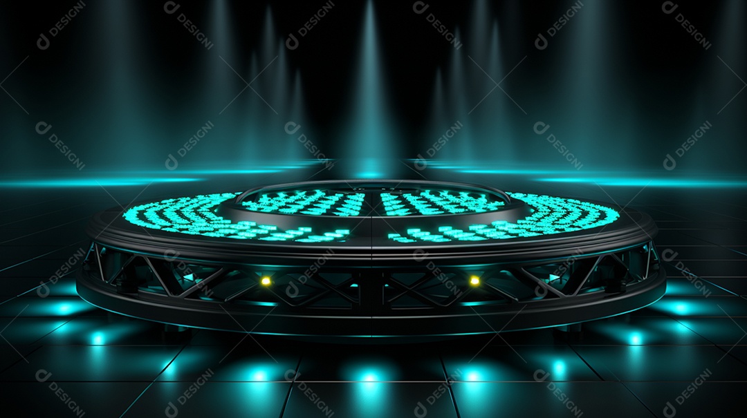 Cenário fundo futurista