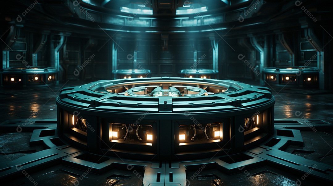 Cenário fundo futurista