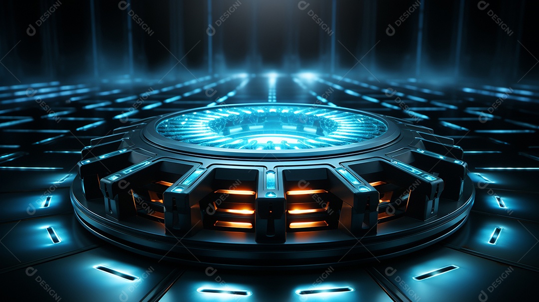 Cenário fundo futurista