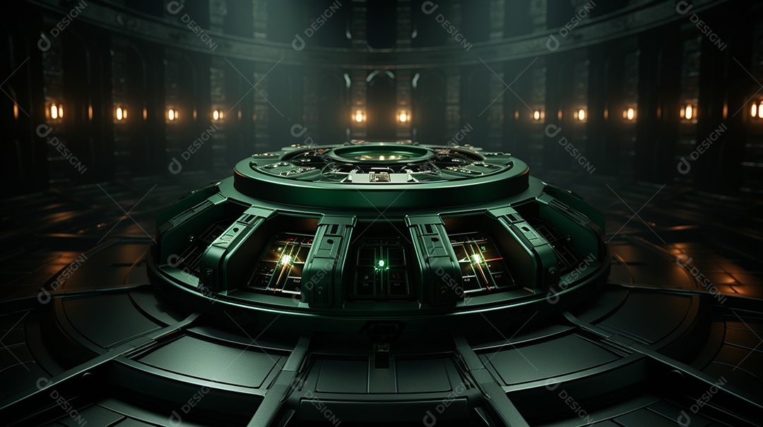 Cenário fundo futurista