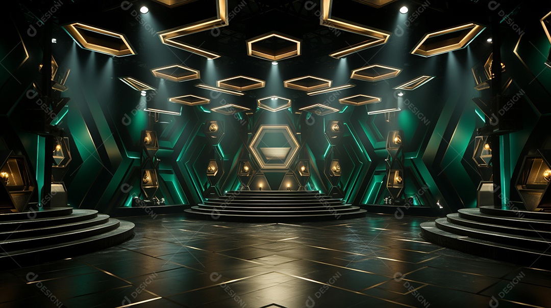 Cenário fundo futurista