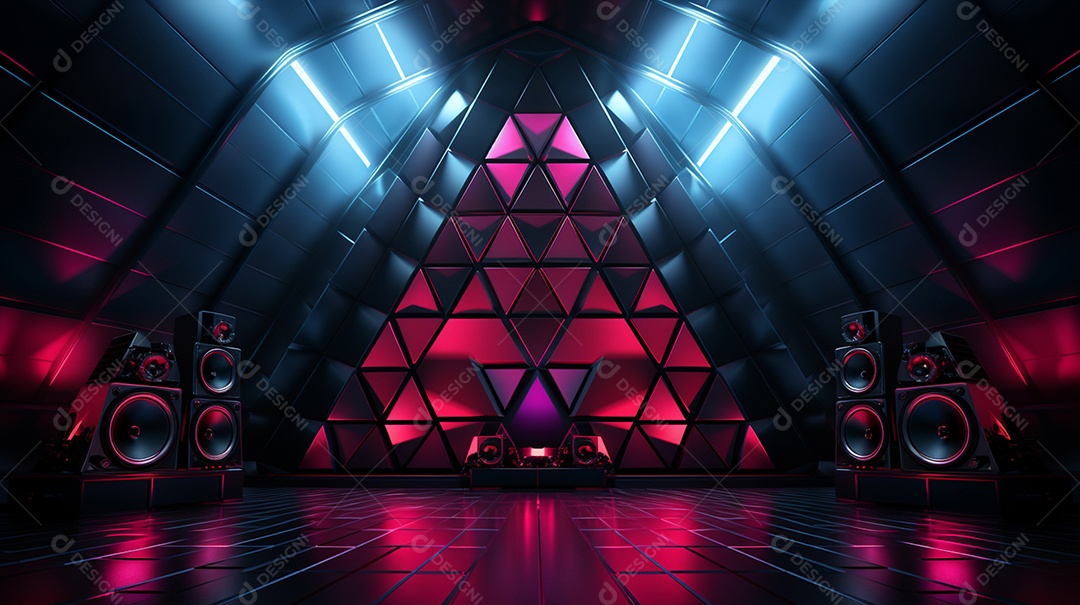 Cenário fundo futurista