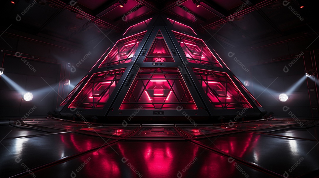 Cenário fundo futurista