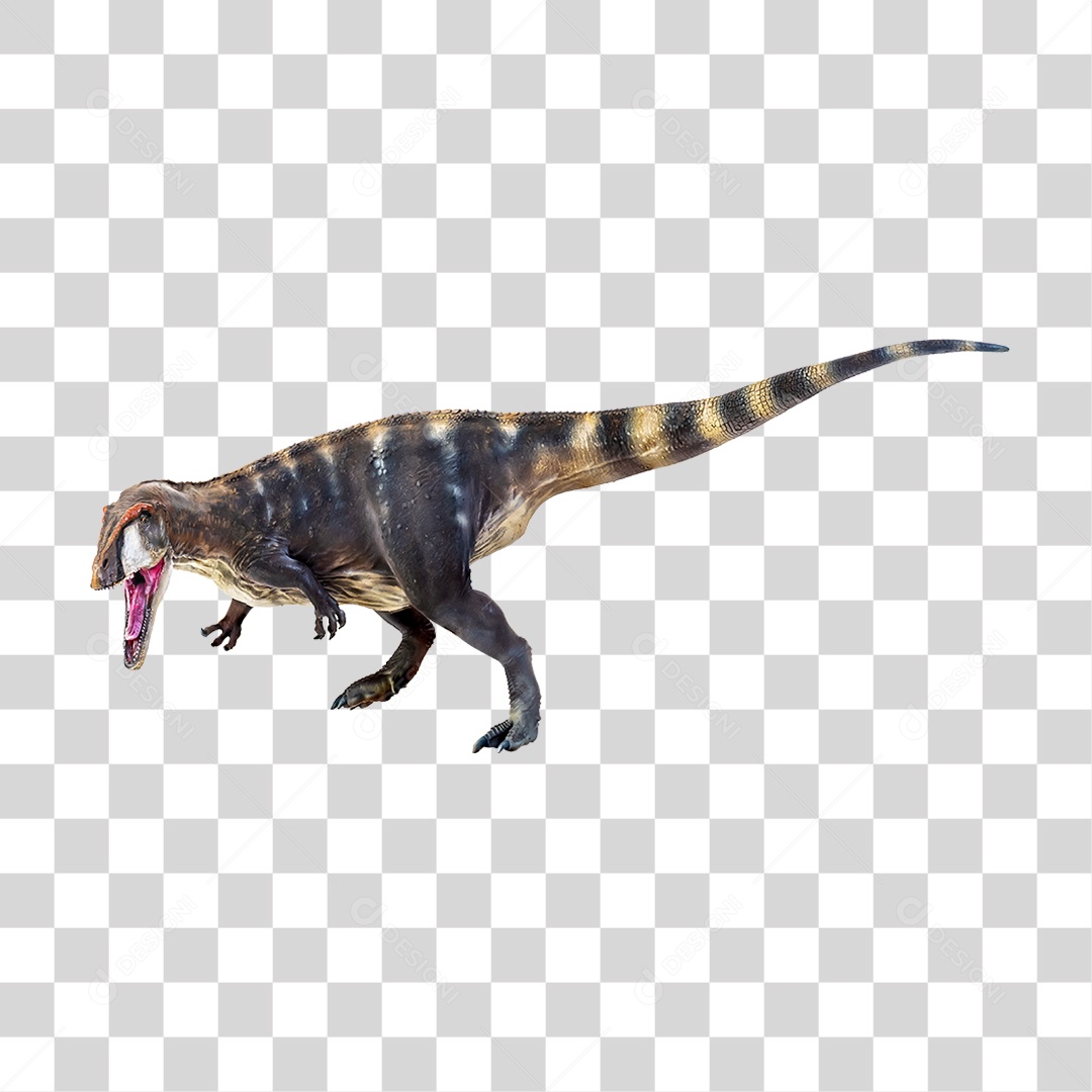 Objeto 3D Dinossauro Pré-histórico Para Composição PNG Transparente