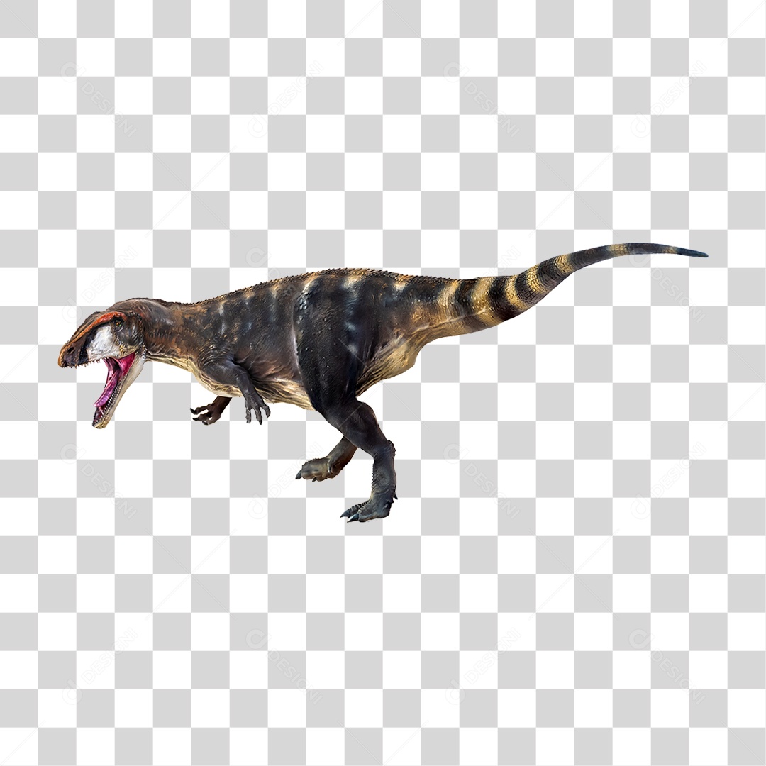 Objeto 3D Dinossauro Pré-histórico Para Composição PNG Transparente