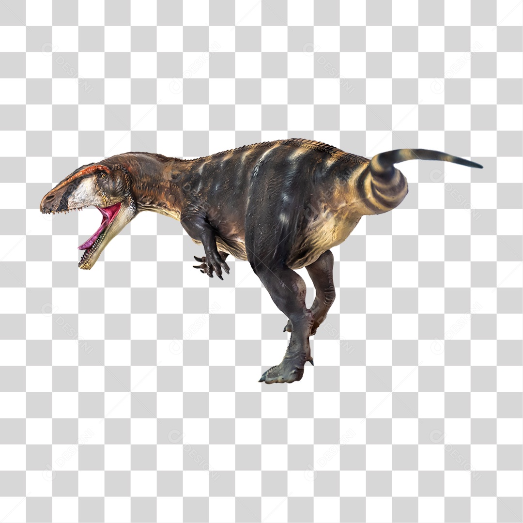 Objeto 3D Dinossauro Pré-histórico Para Composição PNG Transparente