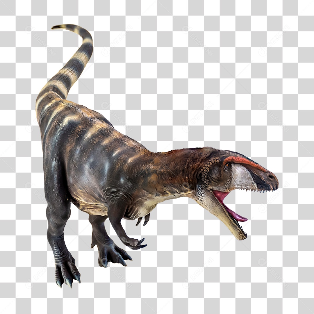 Objeto 3D Dinossauro Pré-histórico Para Composição PNG Transparente