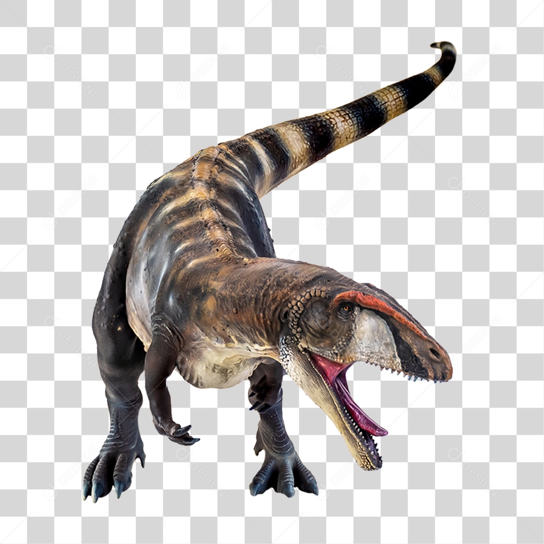 Objeto 3D Dinossauro Pré-histórico Para Composição PNG Transparente