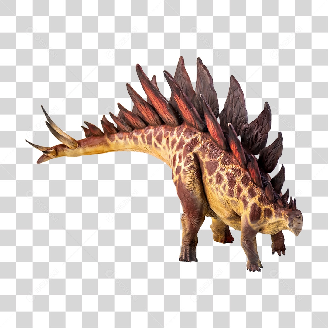 Objeto 3D Dinossauro Pré-histórico Para Composição PNG Transparente