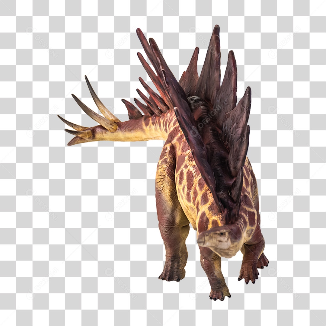 Objeto 3D Dinossauro Pré-histórico Para Composição PNG Transparente