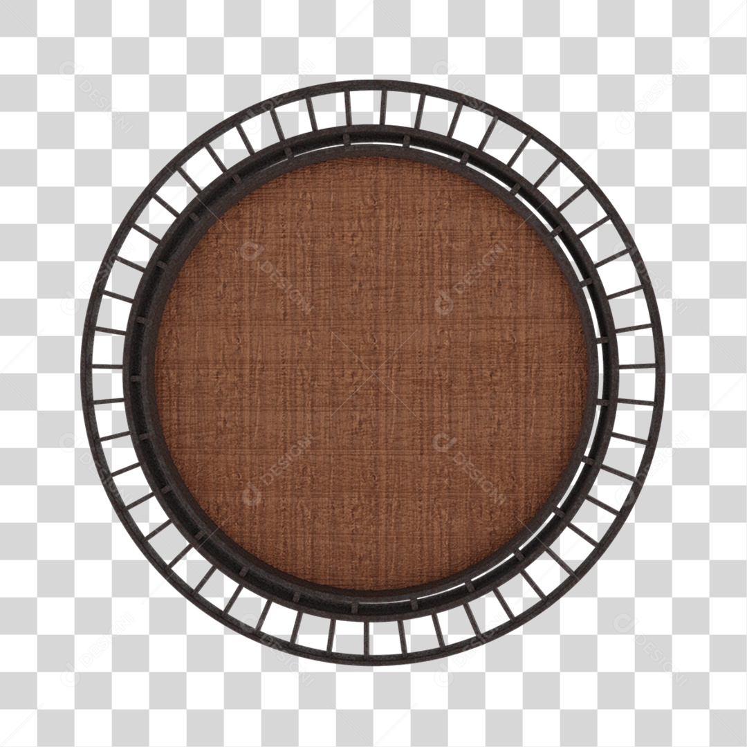 Placa De Madeira Elemento 3D Para Composição PNG Transparente