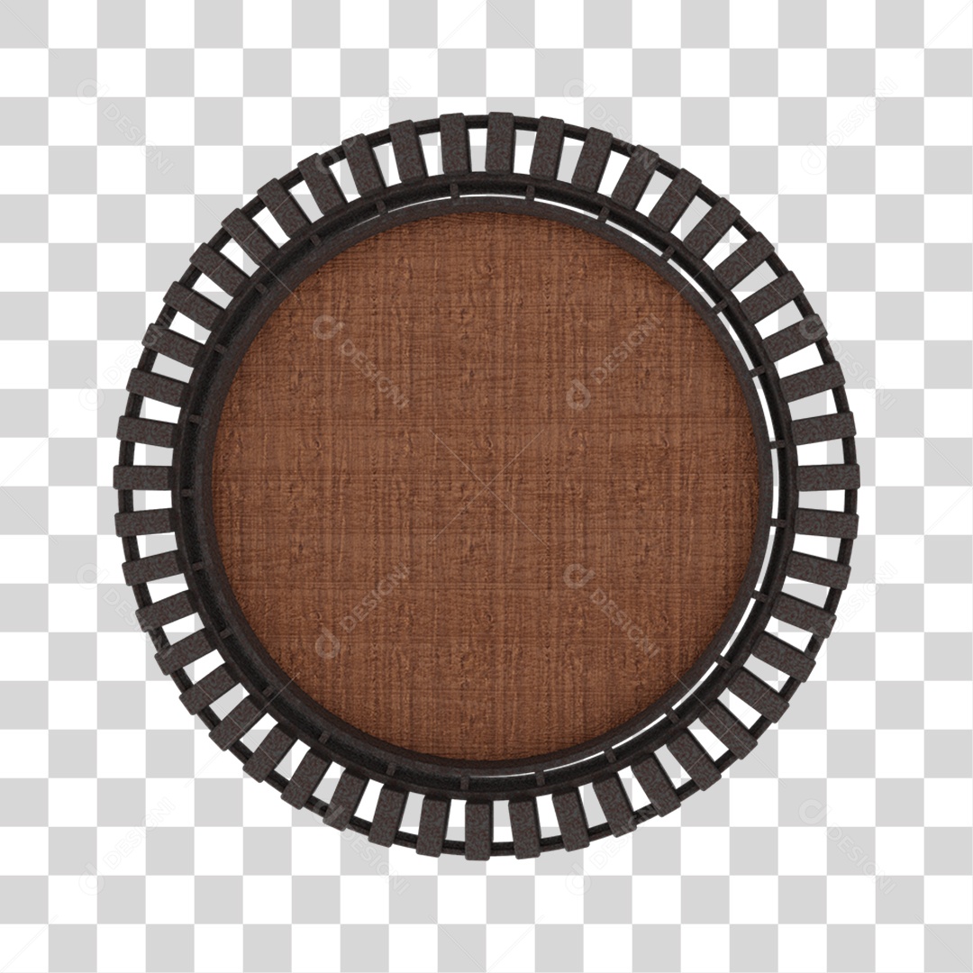 Placa De Madeira Elemento 3D Para Composição PNG Transparente