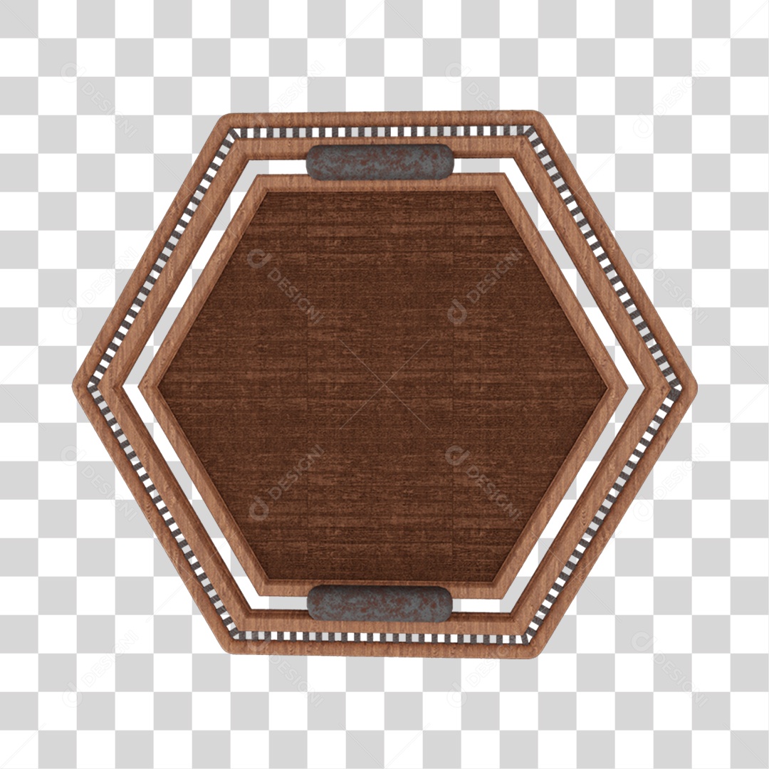 Placa De Madeira Elemento 3D Para Composição PNG Transparente