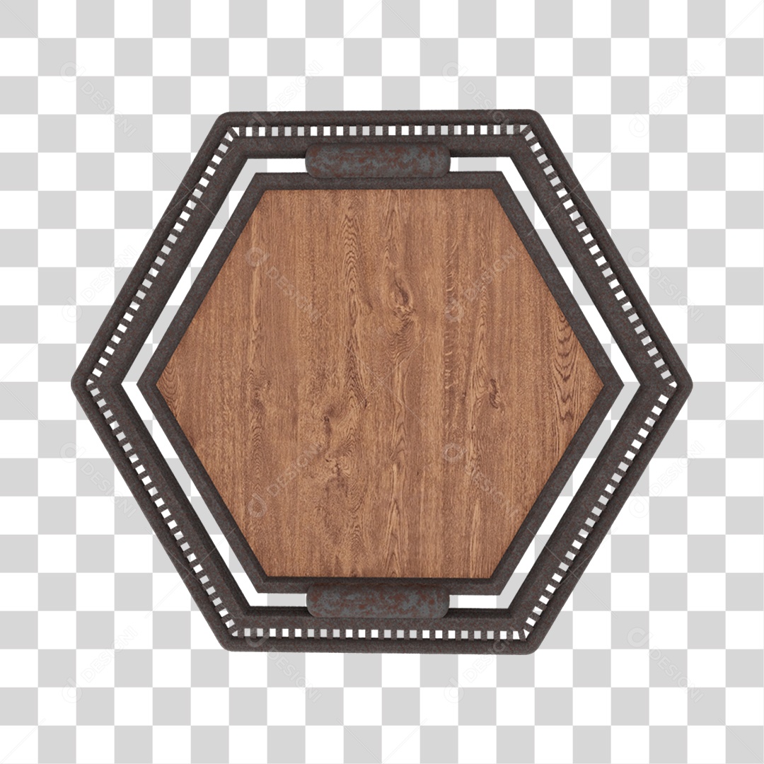 Placa De Madeira Elemento 3D Para Composição PNG Transparente