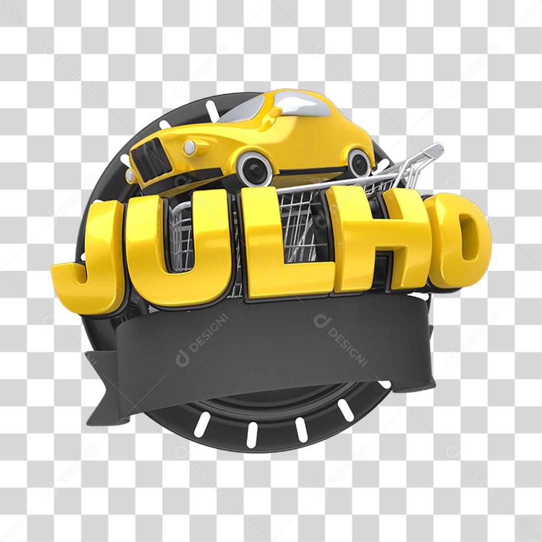 Elemento 3D Carrinho de Compras Para Composição PNG Transparente