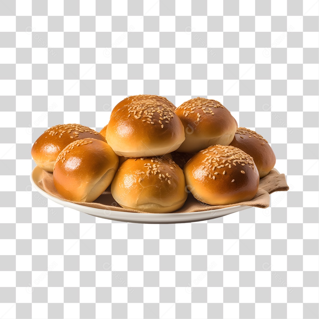 Pães Assados Para Lanche PNG Transparente