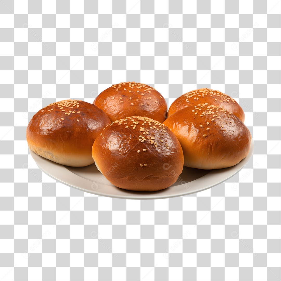 Pães Assados Para Lanche PNG Transparente