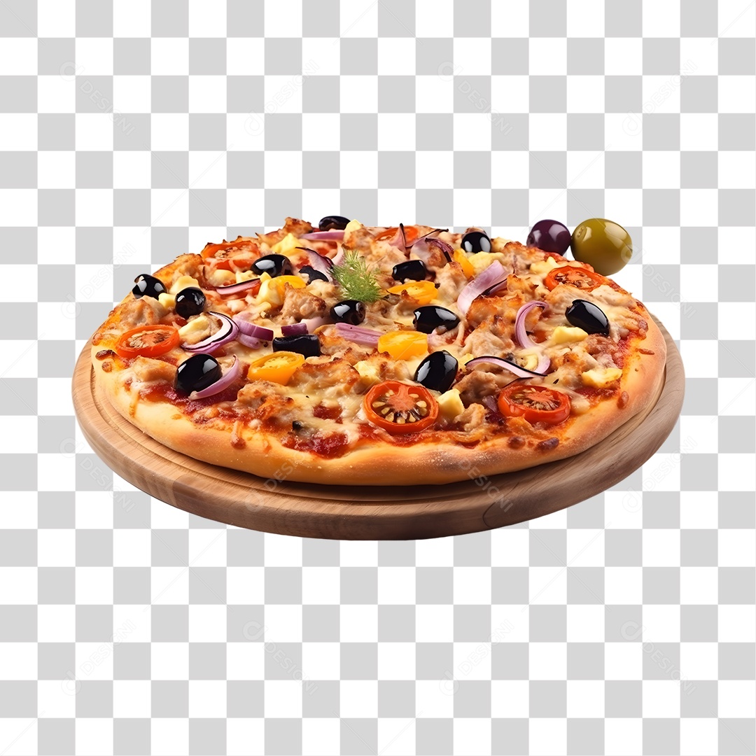 Pizza Vários Sabores  PNG Transparente