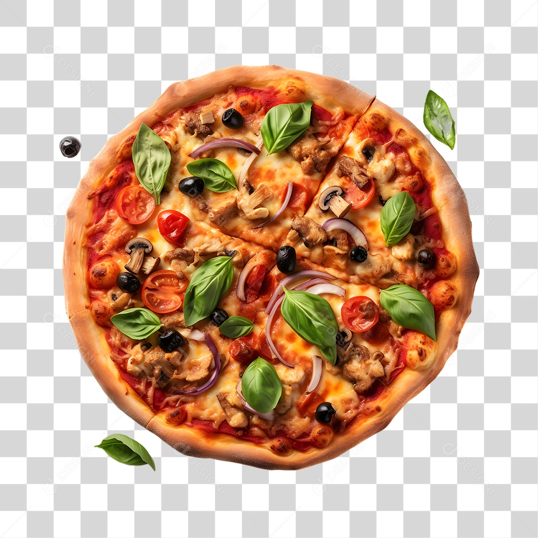 Pizza Vários Sabores  PNG Transparente
