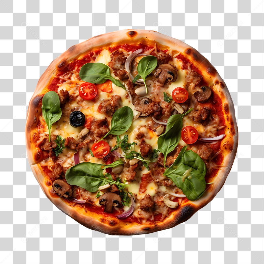 Pizza Vários Sabores  PNG Transparente