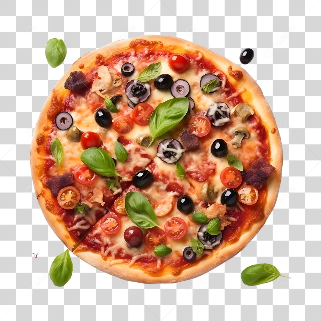 Pizza Vários Sabores  PNG Transparente