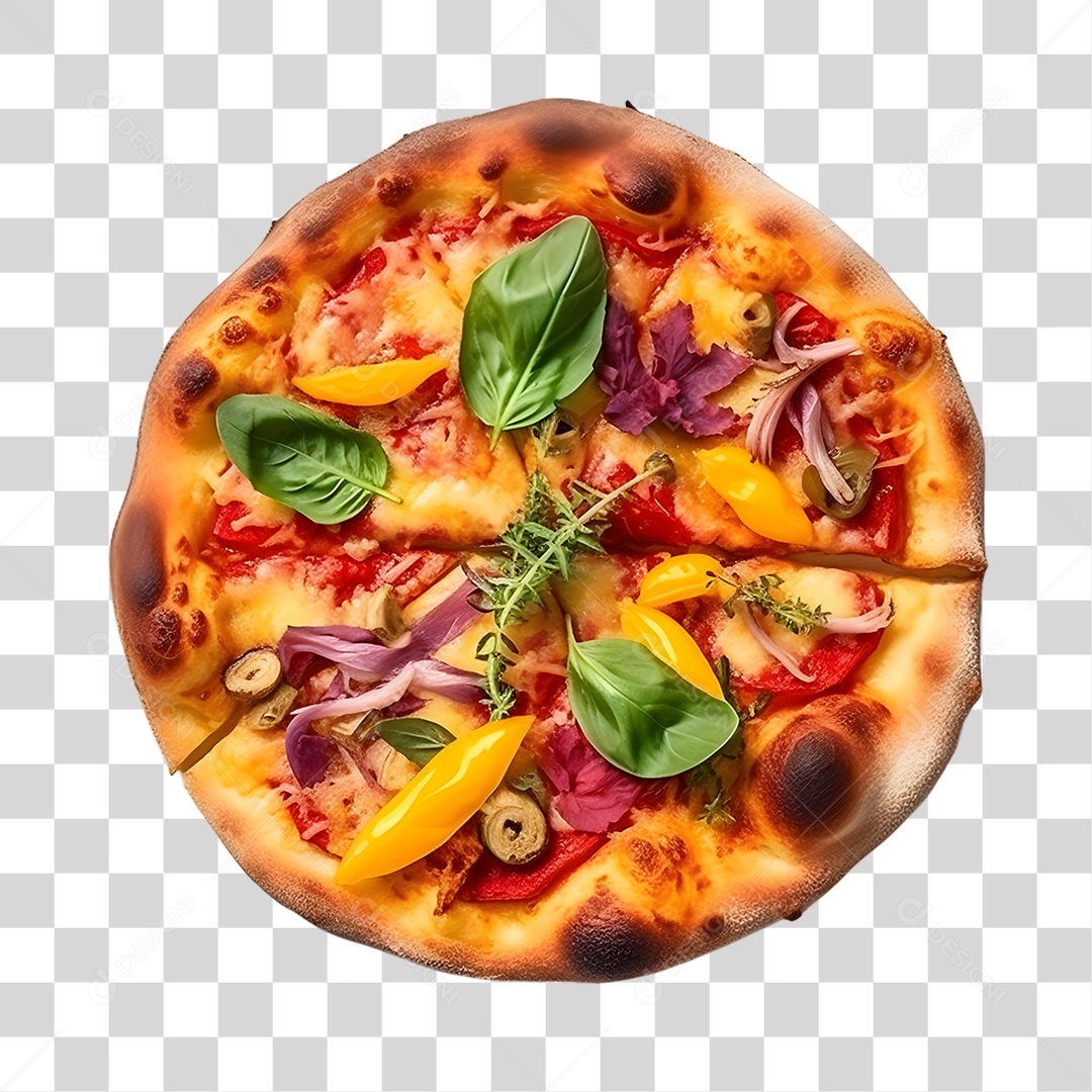 Pizza Vários Sabores  PNG Transparente