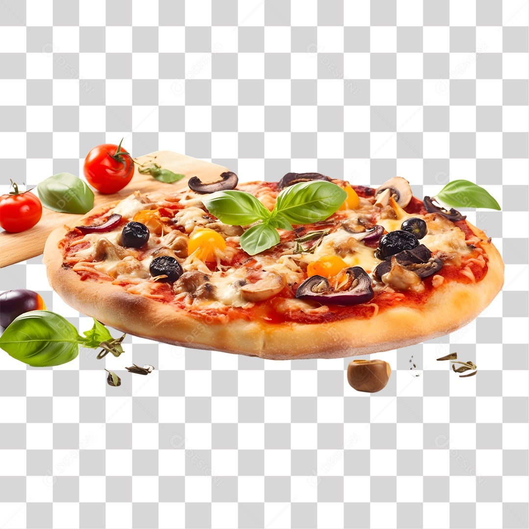 Pizza Vários Sabores  PNG Transparente