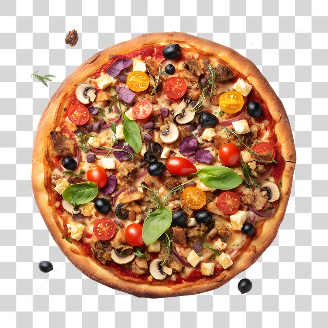 Pizza Vários Sabores  PNG Transparente