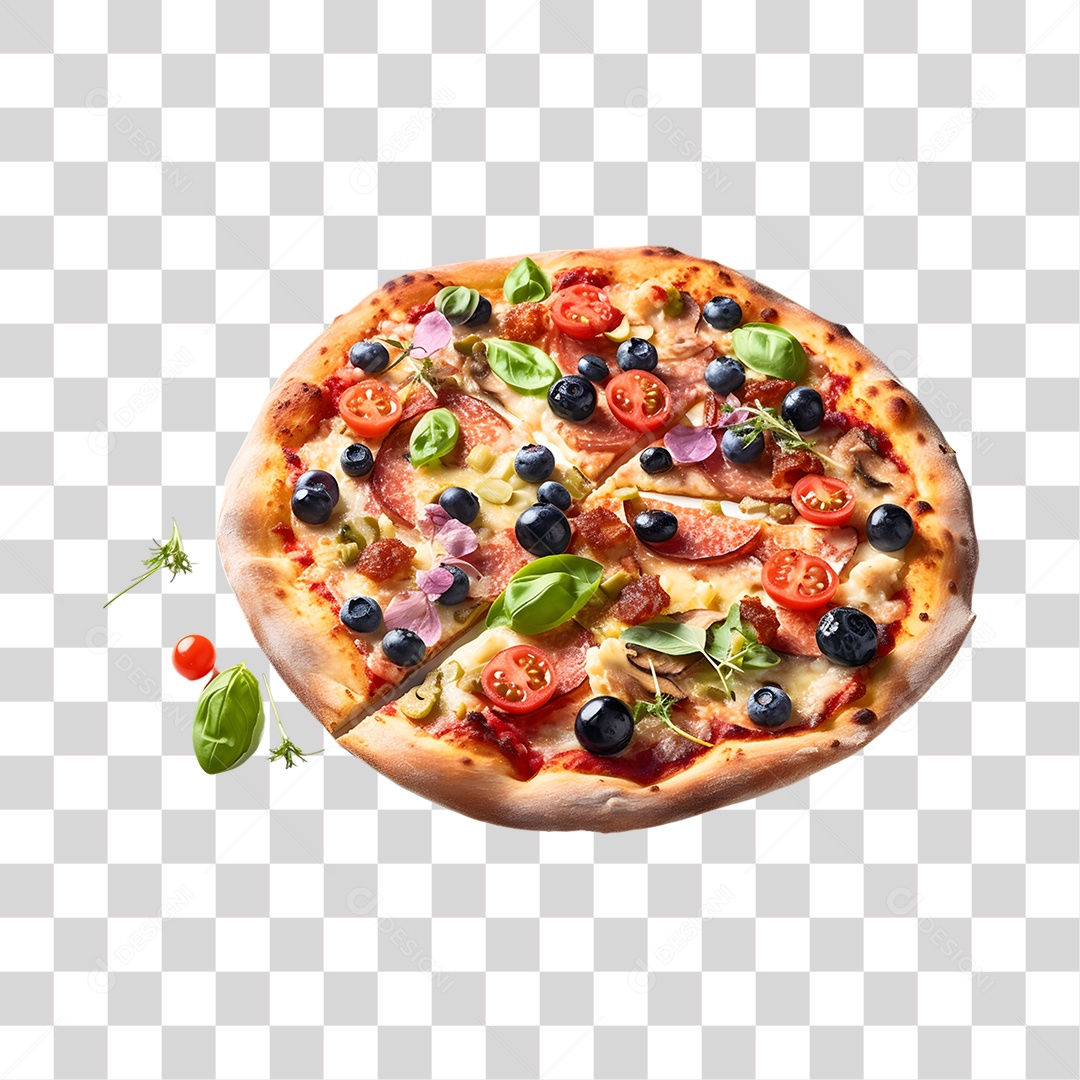 Pizza Vários Sabores  PNG Transparente