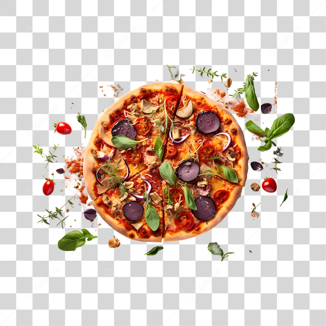 Pizza Vários Sabores  PNG Transparente