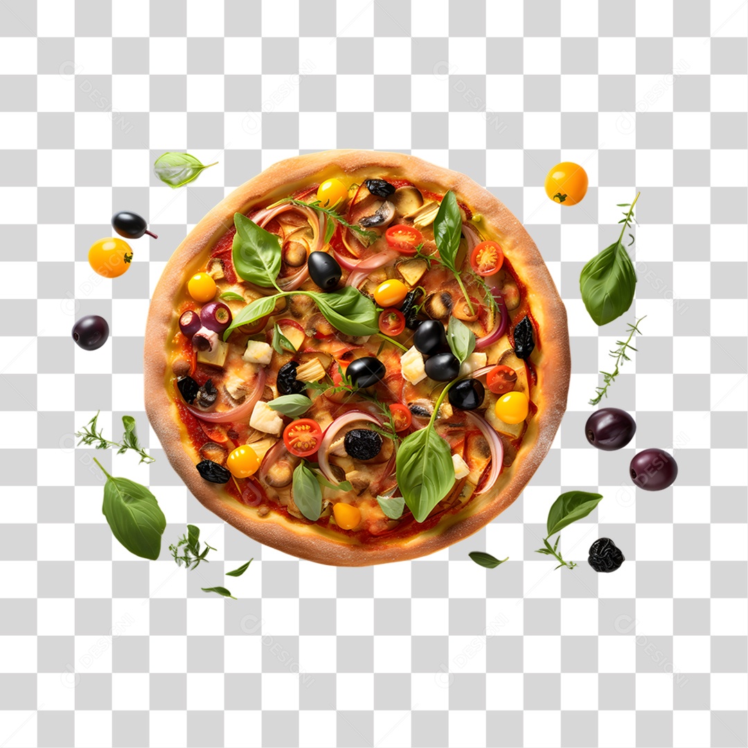 Pizza Vários Sabores  PNG Transparente
