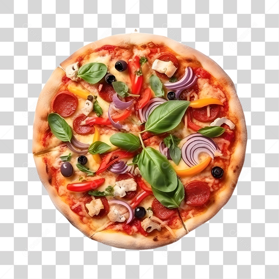 Pizza Vários Sabores  PNG Transparente