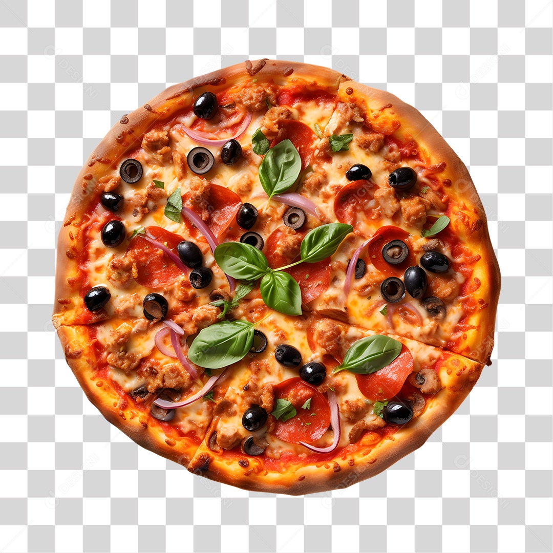 Pizza Vários Sabores  PNG Transparente