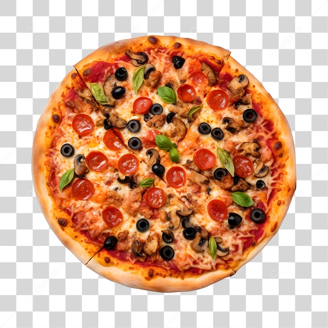 Pizza Vários Sabores  PNG Transparente