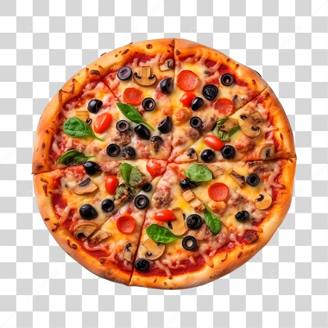 Pizza Vários Sabores  PNG Transparente