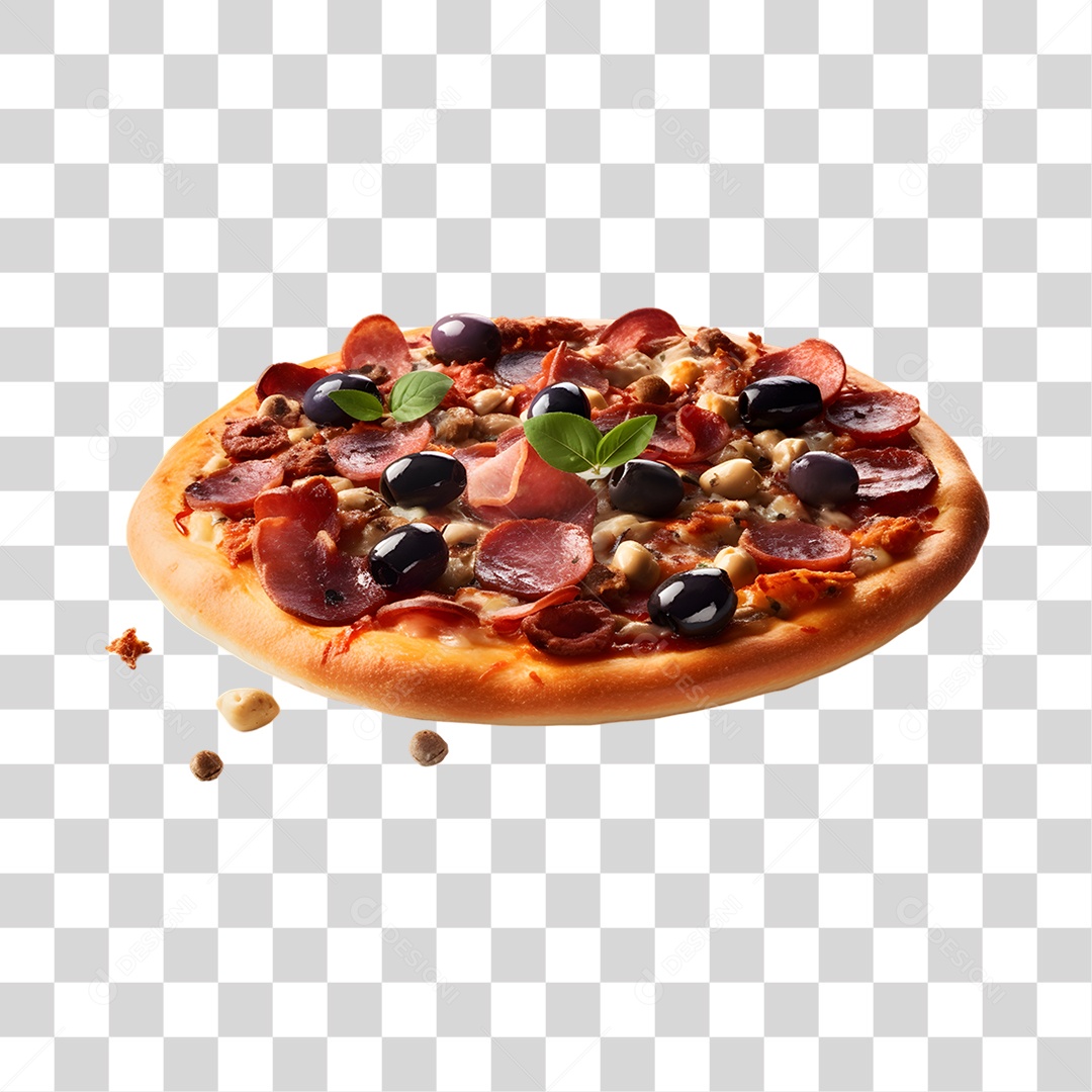 Pizza Vários Sabores  PNG Transparente