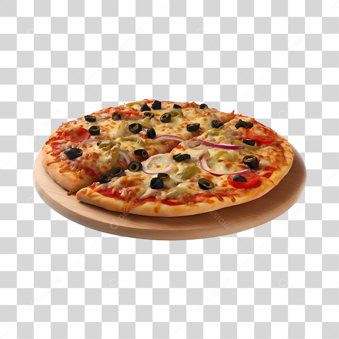 Pizza Vários Sabores  PNG Transparente