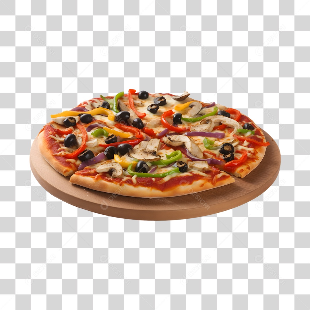 Pizza Vários Sabores  PNG Transparente
