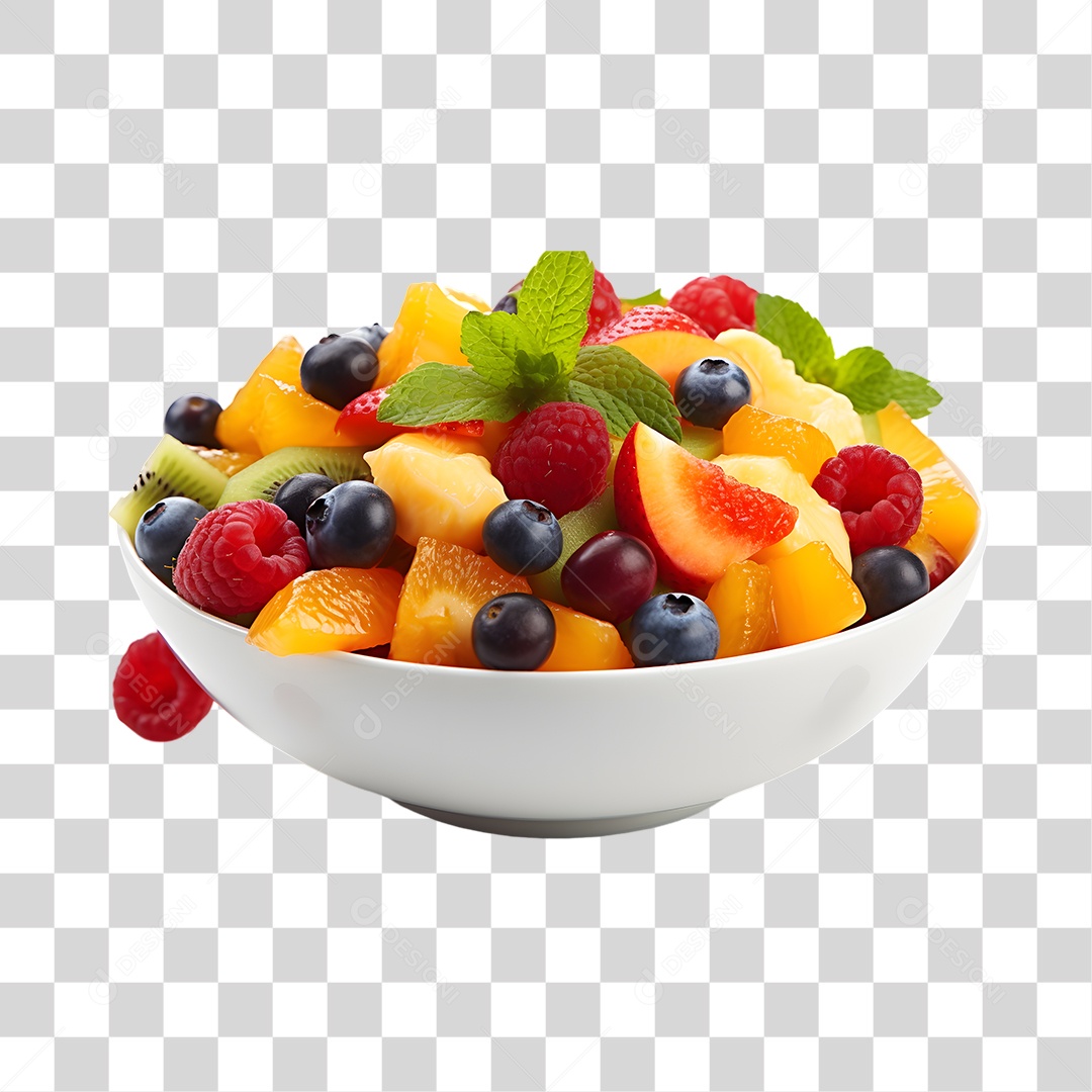 Salada de Frutas PNG Transparente