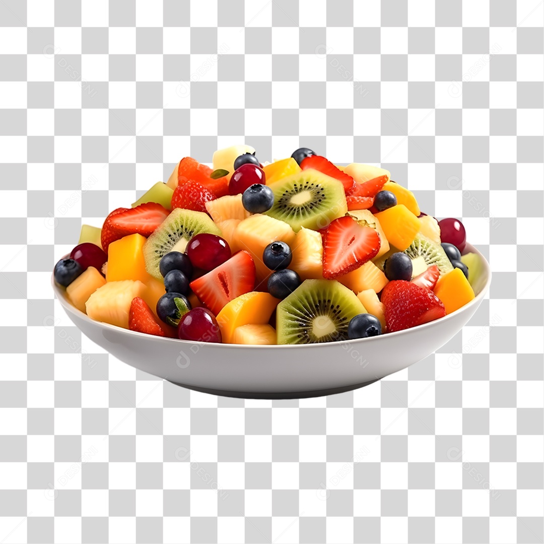 Salada de Frutas PNG Transparente