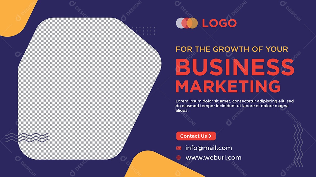 Banner Desenvolvendo Seu Negócio Digital Social Media PSD Editável