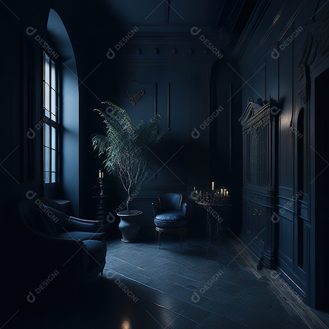 Imagem realista de linda mansão