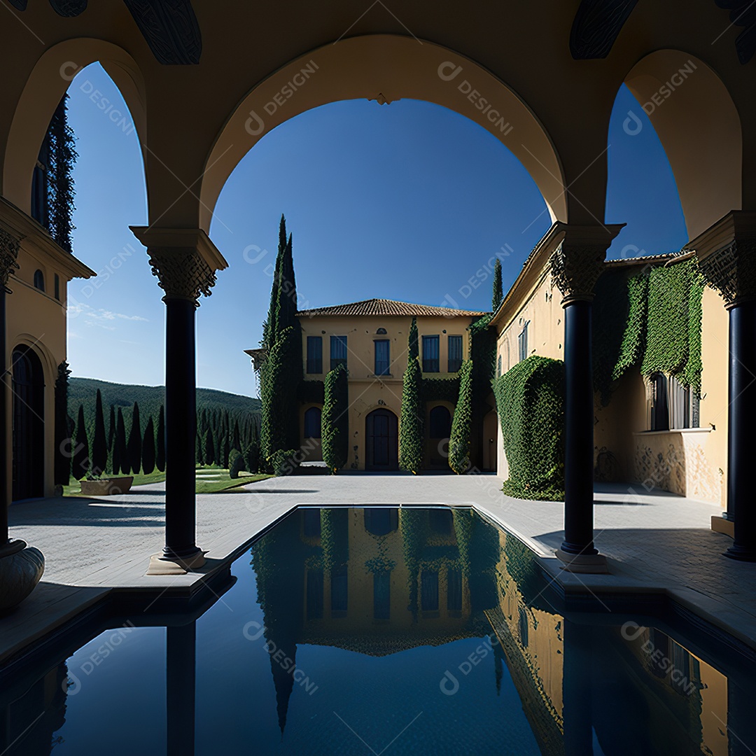 Mansão dourada italiana