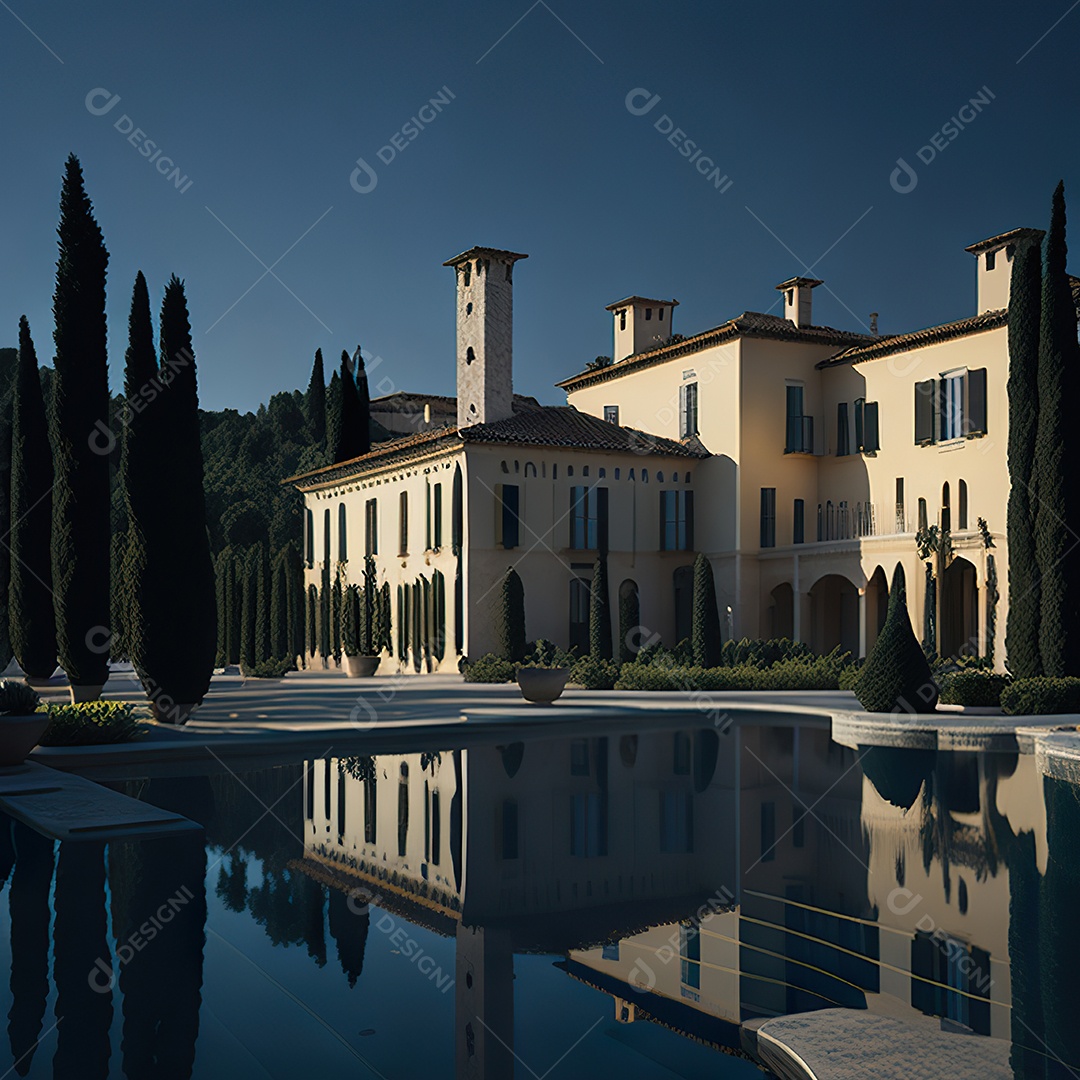 Mansão dourada italiana