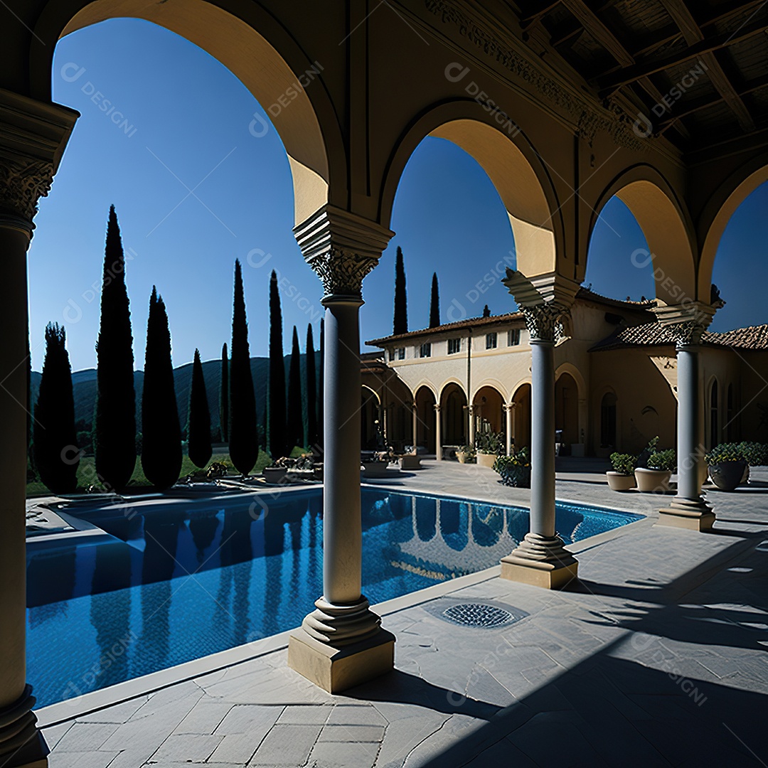 Mansão dourada italiana