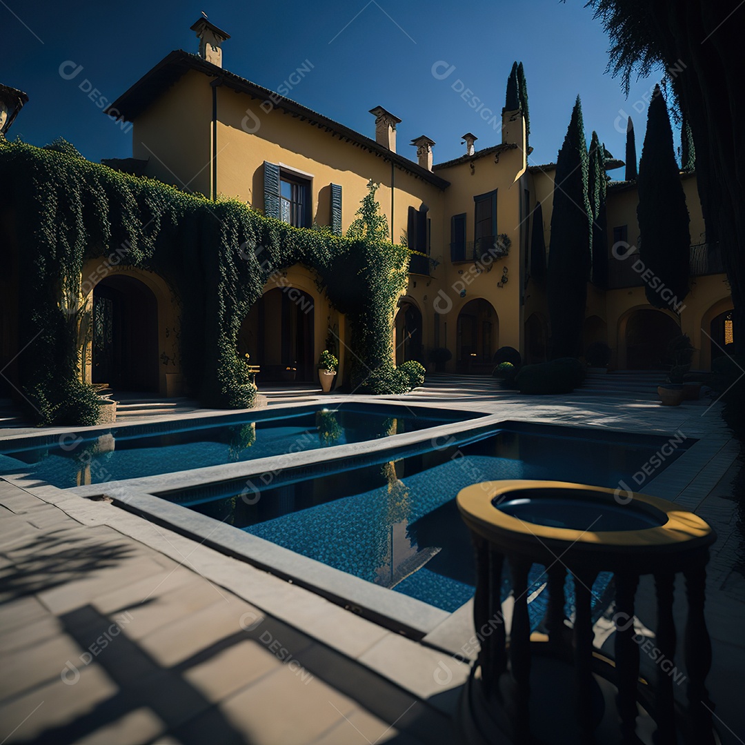 Mansão dourada italiana